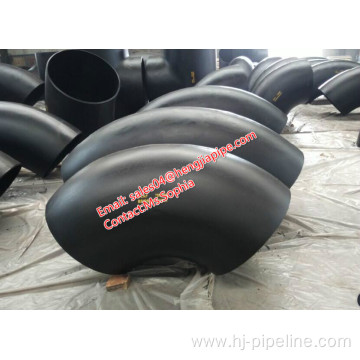 black paiting welded elbow 90deg SCH40